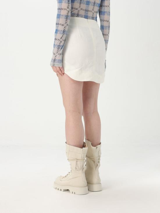 25SS JW앤더슨 숏 스커트 SK0185PG1690 002 White - JW ANDERSON