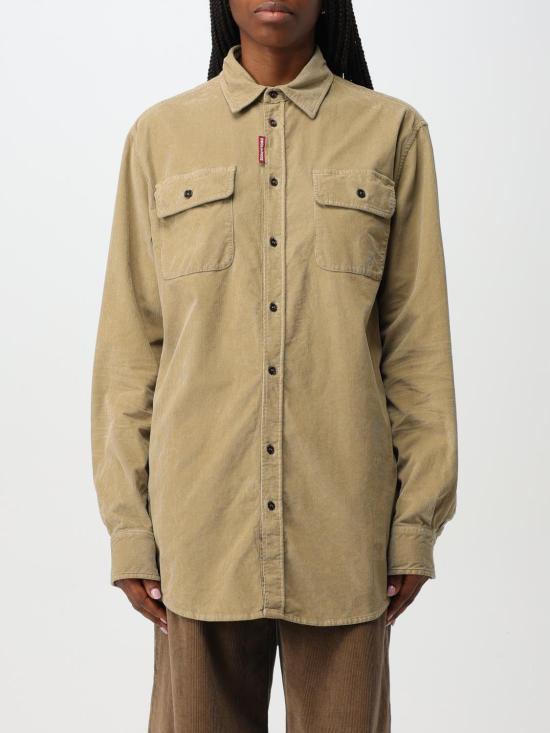 24FW 디스퀘어드2 셔츠 S75DL0683S54097 111 Beige