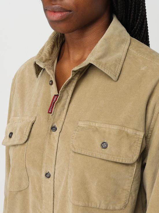 24FW 디스퀘어드2 셔츠 S75DL0683S54097 111 Beige - DSQUARED2