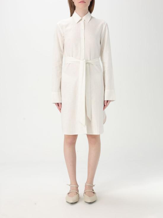 25SS 엠포리오 아르마니 미디 원피스 EW000817 AF12201 U1131 Natural