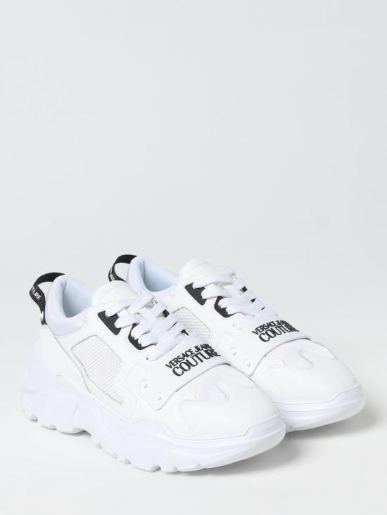 25FW 베르사체 뮬/슬리퍼 78YA3SC4ZSC55 003 White - VERSACE