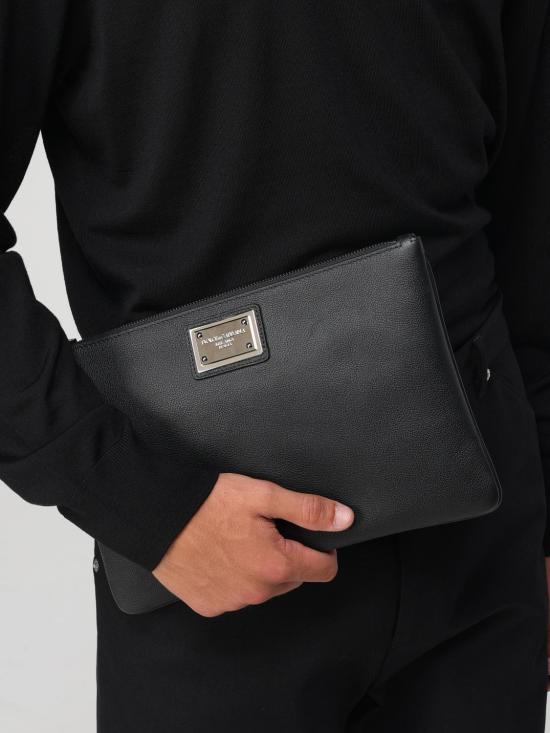 24FW 돌체앤가바나 클러치/파우치 BT0989AD447 8B956 Black - DOLCE & GABBANA