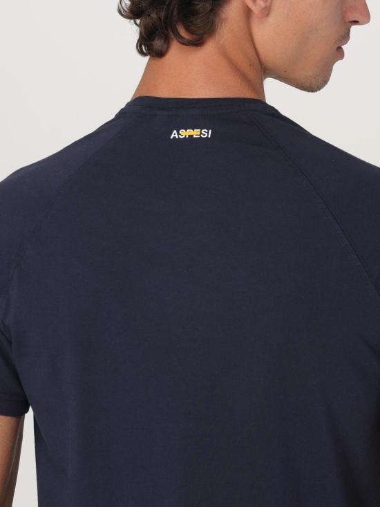 25SS 아스페시 반팔 티셔츠 AY28A335 01098 Blue - ASPESI