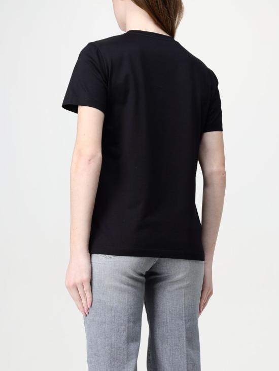 25FW 돈답 반팔 티셔츠 S746JF0271DFZ4 999 Black - DONDUP