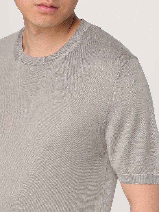 25SS 꼬르넬리아니 반팔 티셔츠 25M5402525170 025 Grey - CORNELIANI