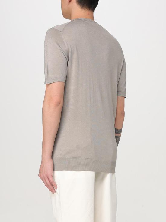 25SS 꼬르넬리아니 반팔 티셔츠 25M5402525170 025 Grey - CORNELIANI