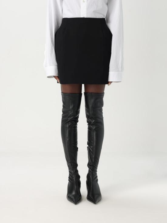 25FW 발렌시아가 숏 스커트 814084TPT24 1000 Black