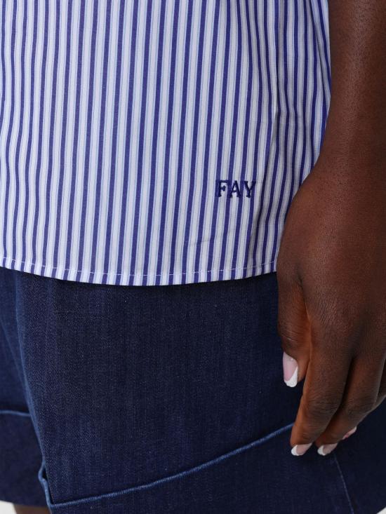 25FW 페이 셔츠 NCWA2505660XBI U604 Blue - FAY