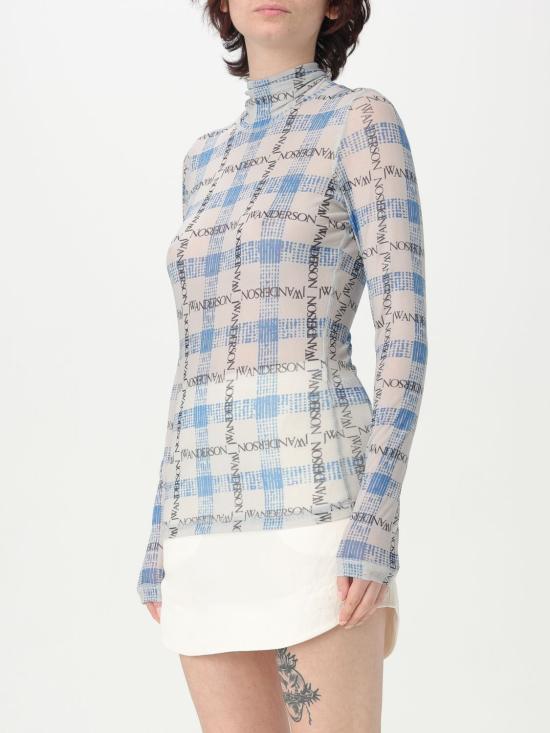 25FW JW앤더슨 탑 JO0224PG1721 800 Blue - JW ANDERSON