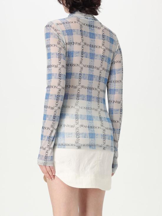 25FW JW앤더슨 탑 JO0224PG1721 800 Blue - JW ANDERSON