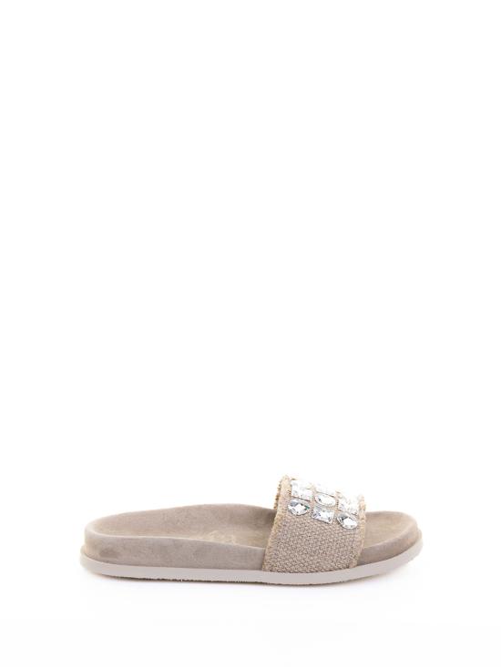 25SS 페드로 가르시아 뮬/슬리퍼 DOLOMITA 02 NUBBY LINENFLAX