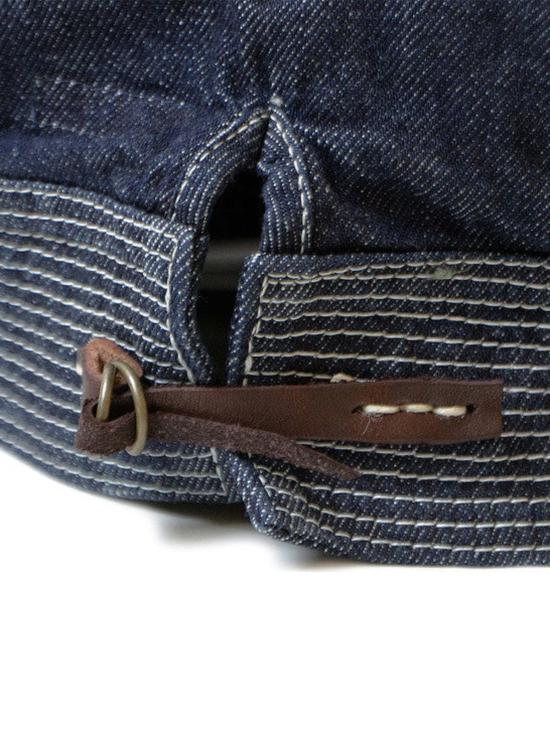  캐피탈 모자 Kapital 11.5oz 데님 The Old Man And The Sea 캡 - KAPITAL