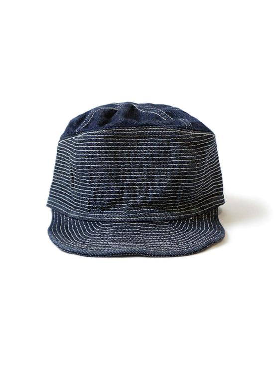  캐피탈 모자 Kapital 11.5oz 데님 The Old Man And The Sea 캡 - KAPITAL