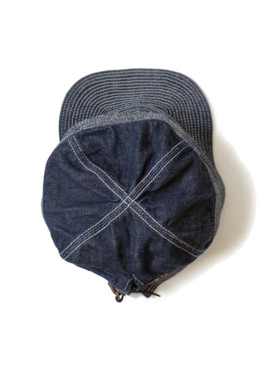  캐피탈 모자 Kapital 11.5oz 데님 The Old Man And The Sea 캡 - KAPITAL