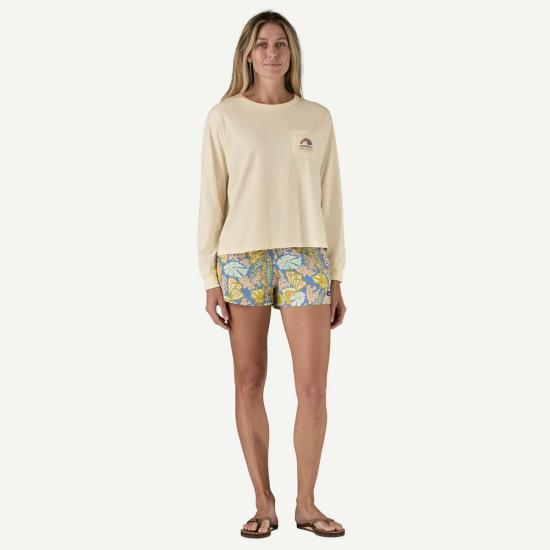  파타고니아 긴팔 티셔츠 Patagonia 긴팔 Applied Imagination Easy Cut Organic 포켓 티셔츠 염색되지 않은 천연 - PATAGONIA