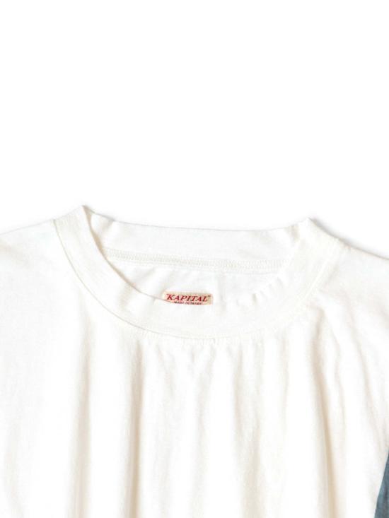  캐피탈 반팔 티셔츠 Kapital 18.5/ Jersey Bandanna Huge T (쿠키) 보라색 - KAPITAL