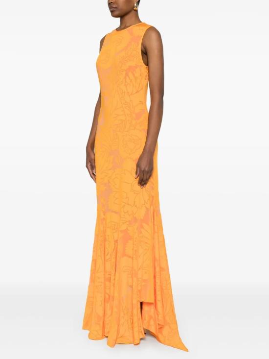 25SS 에트로 롱 원피스 WRHA033299IAD24A0251 Orange - ETRO