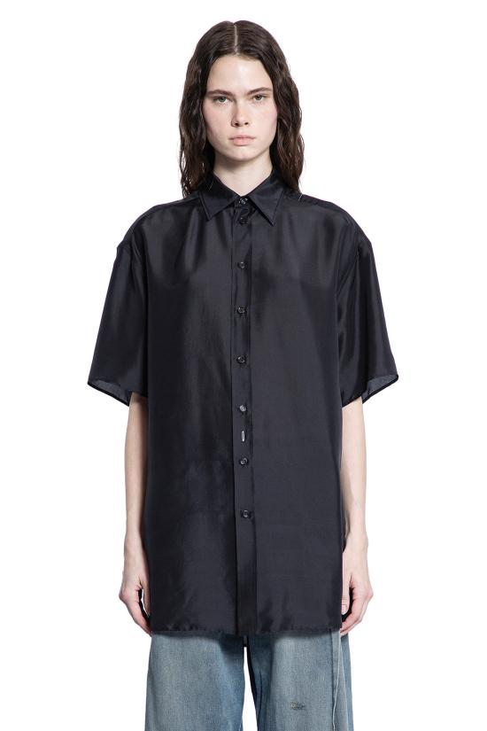  MM6 메종마르지엘라 블라우스 S52NF0013M35244900 Black - MM6 MAISON MARGIELA