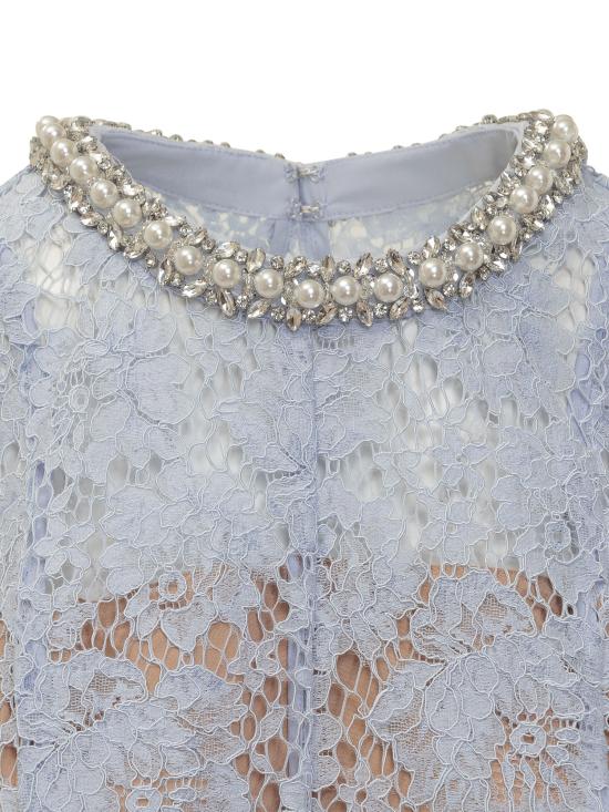 25SS 셀프 포트레이트 원피스 SS25158MBL BLUE - SELF PORTRAIT