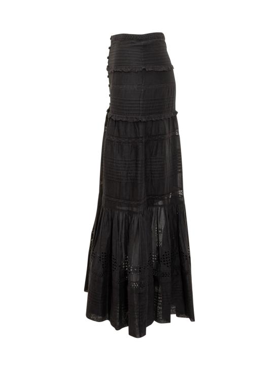 25SS 이자벨마랑에뚜왈 스커트 25PJU0282FAC1J15E 01BK BLACK - ISABEL MARANT ETOILE