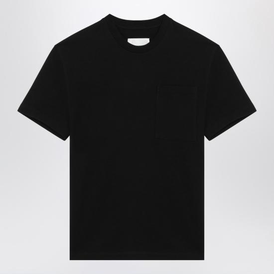 25SS 질샌더 반팔 티셔츠 J22GC0197J20256 Black