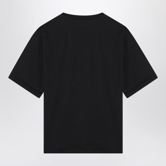 25SS 생로랑 반팔 티셔츠 460876YB2DQ Black - SAINT LAURENT