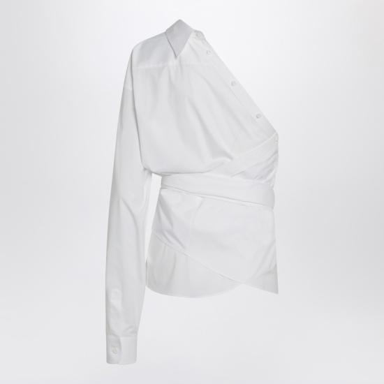  모스키노 블라우스 J02110531 White - MOSCHINO