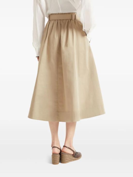 25SS 브루넬로 쿠치넬리 미디 스커트 ML138G3753C2874 - BRUNELLO CUCINELLI