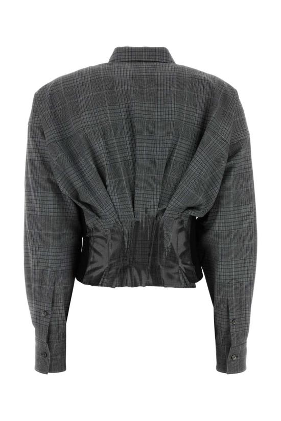 25SS 디젤 블라우스 A165490HQAG 96PA Checked - DIESEL