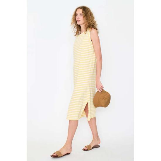  큘 롱 원피스 쿨레 더 탱크 드레스 버터/화이트 - KULE