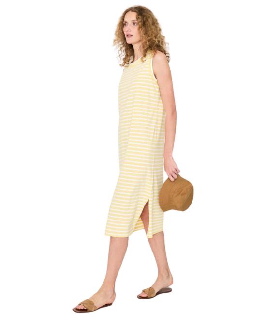  큘 롱 원피스 쿨레 더 탱크 드레스 버터/화이트