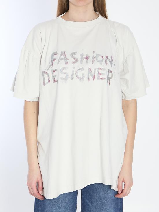 25SS 발렌시아가 반팔 티셔츠 824285 WHITE