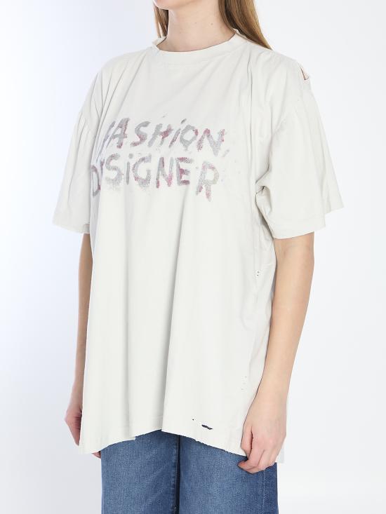 25SS 발렌시아가 반팔 티셔츠 824285 WHITE - BALENCIAGA