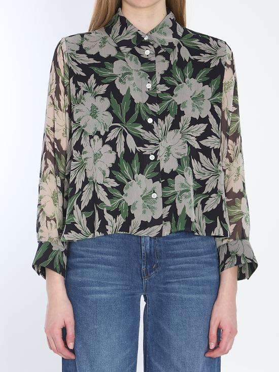 25SS 로에베 블라우스 S540Y05XBJ MULTICOLOR