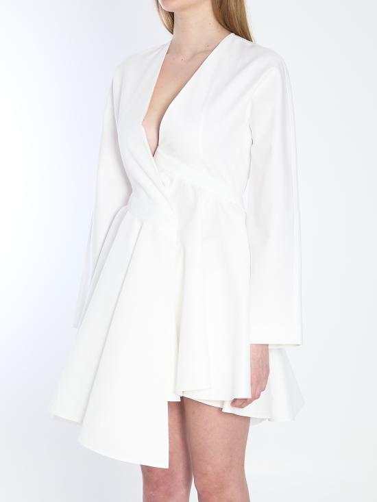 25SS 알라이아 미디 원피스 AA9R2618T447A WHITE - ALAIA