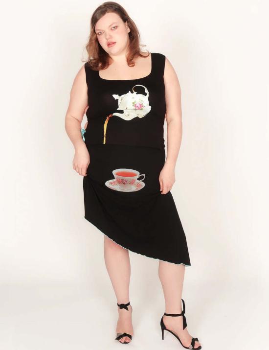  타일러 맥길리버리 미디 스커트 앨리스 스커트 - TYLER MCGILLIVARY