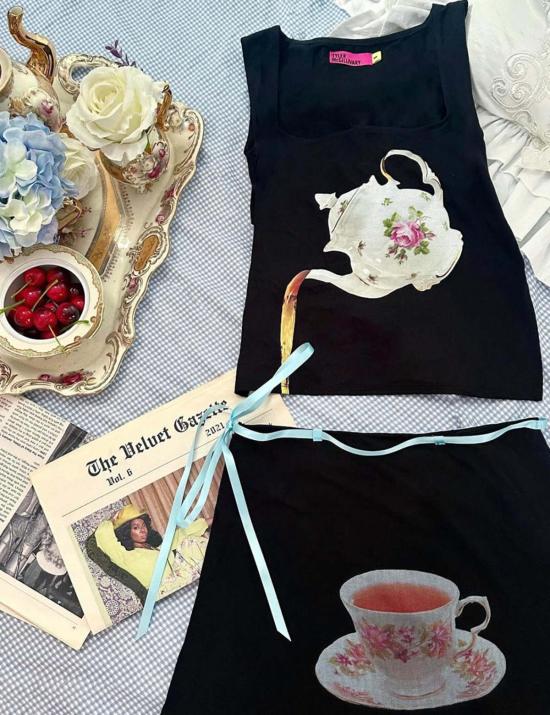  타일러 맥길리버리 미디 스커트 앨리스 스커트 - TYLER MCGILLIVARY