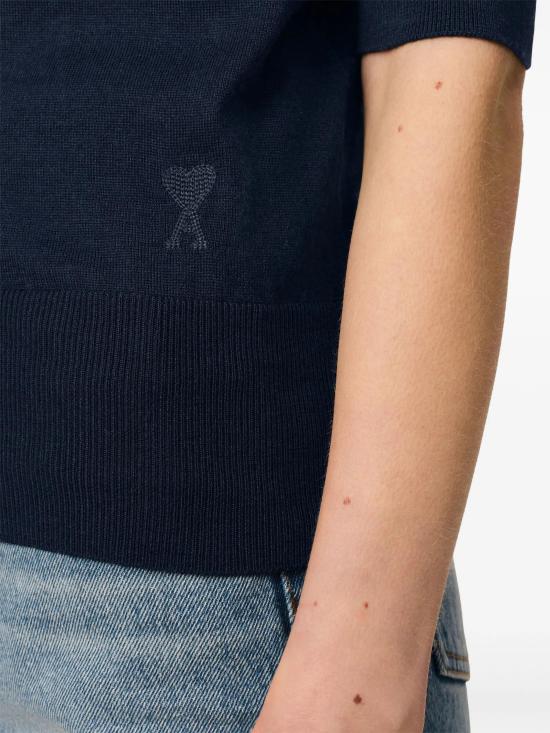 25SS 아미 탑 FPL166KN0066 4011 BLEU MARINE - AMI