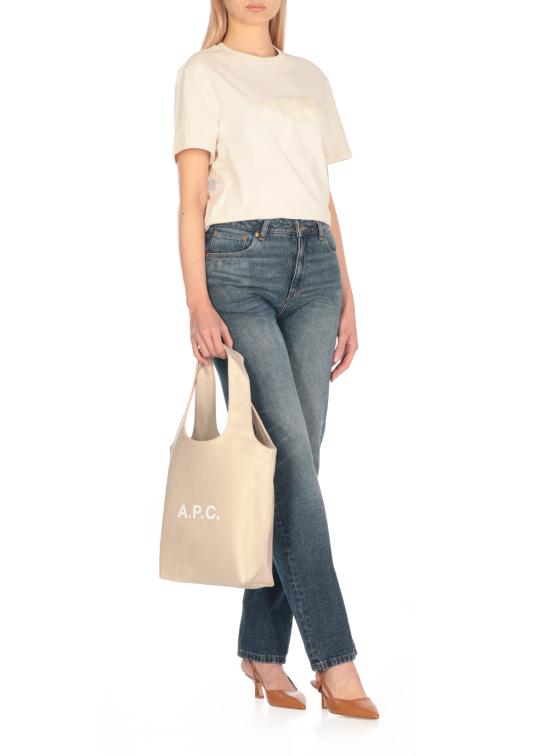 25SS 아페쎄 반팔 티셔츠 COHGSM26504AAE PUTTY DOM - A.P.C.