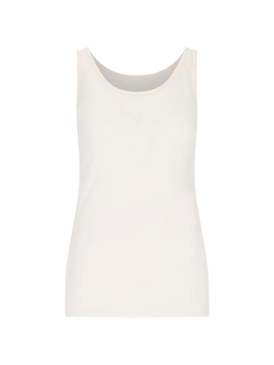 25FW 생로랑 민소매 티셔츠 504959YB2OZ 9502 WHITE