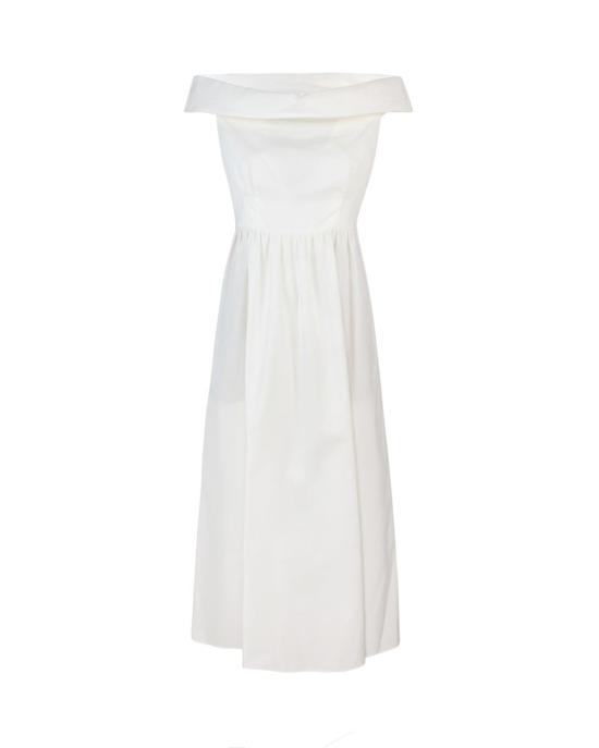 25SS 위켄드막스마라 미디 원피스 2515221036600PROSIT016 WHITE