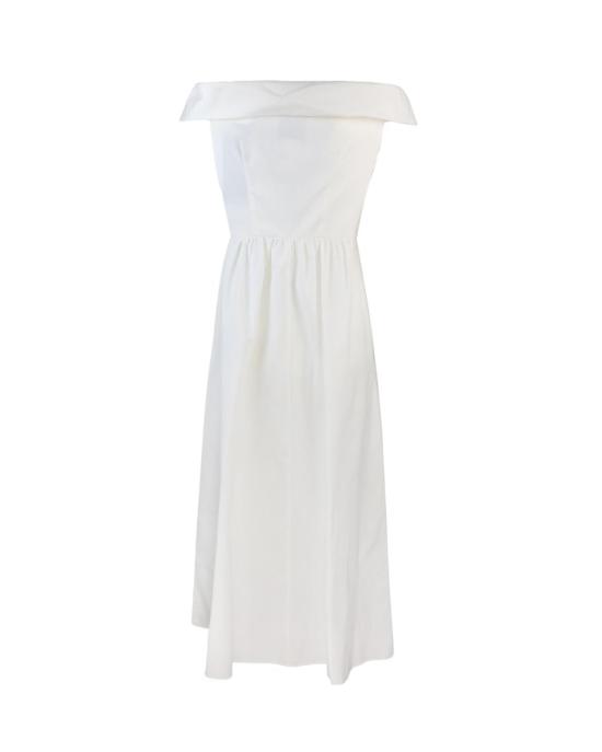 25SS 위켄드막스마라 미디 원피스 2515221036600PROSIT016 WHITE - WEEKEND MAX MARA