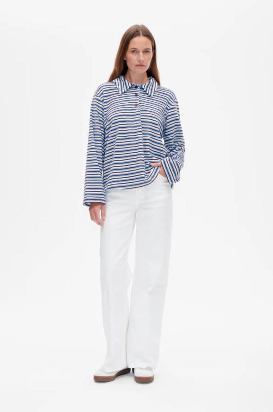  바움 운드 페르드가르텐 스트레이트 팬츠 Baum Und Pferdgarten Ninie 팬츠 브라이트 화이트 - BAUM UND PFERDGARTEN