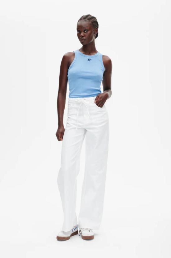  바움 운드 페르드가르텐 스트레이트 팬츠 Baum Und Pferdgarten Ninie 팬츠 브라이트 화이트