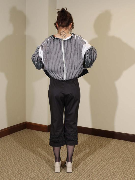  하이 스트레이트 팬츠 알라라 트라우저 블랙 - HAI