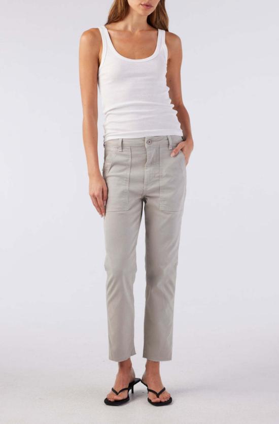  아모 데님 크롭 팬츠 이지 아미 트라우저 포그 - AMO DENIM