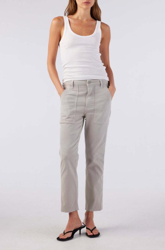  아모 데님 크롭 팬츠 이지 아미 트라우저 포그