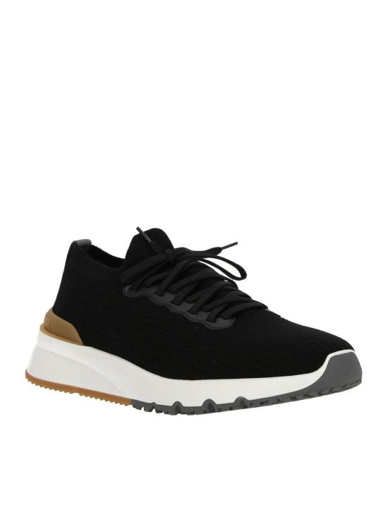  브루넬로 쿠치넬리 스니커즈 MZUPMB0252CIK10 Black - BRUNELLO CUCINELLI