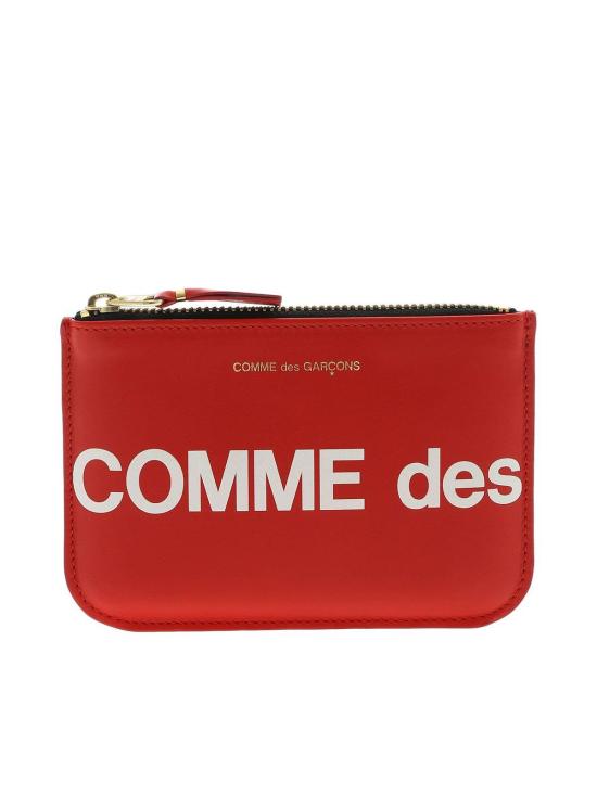  꼼데가르송 클래식 레더 라인 파우치 SA8100HLRED Red