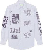  에리즈 어라이즈 긴팔 셔츠 ARIU241PRSH007BL BLUE DOM